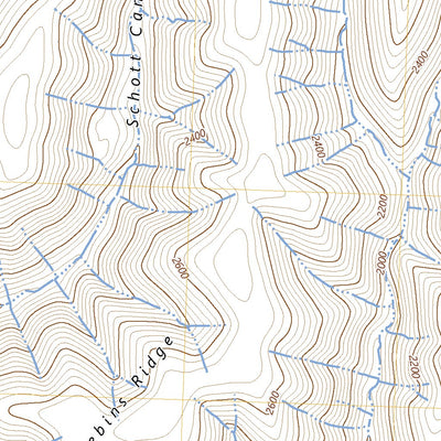 United States Geological Survey Schott Canyon, OR (2023, 24000-Scale) digital map
