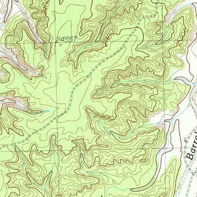 United States Geological Survey Schott Mountain, TX (1985, 24000-Scale) digital map