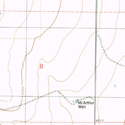 United States Geological Survey Schram Lake, NM (1979, 24000-Scale) digital map