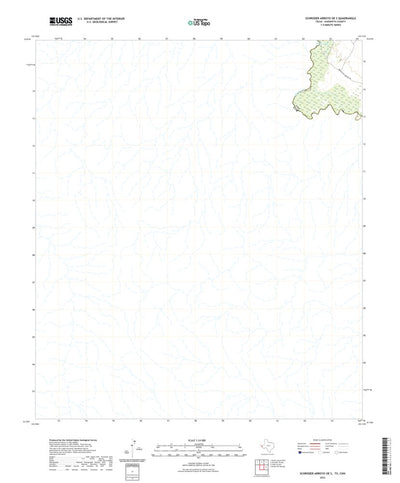 United States Geological Survey Schroder Arroyo OE S, TX (2022, 24000-Scale) digital map