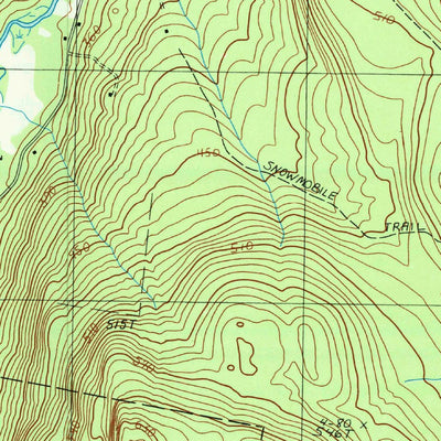 United States Geological Survey Schroon Lake, NY (1989, 25000-Scale) digital map