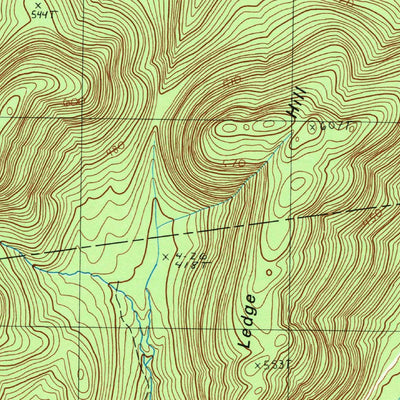 United States Geological Survey Schroon Lake, NY (1989, 25000-Scale) digital map
