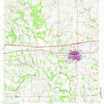 United States Geological Survey Schulenburg, TX (1965, 24000-Scale) digital map