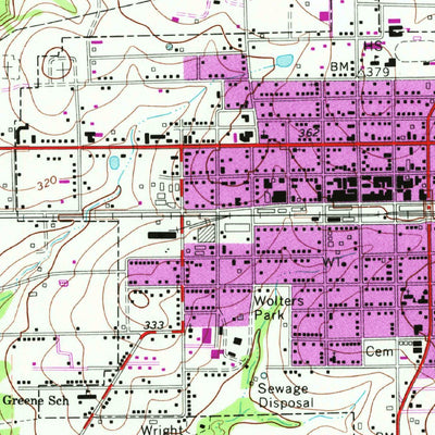 United States Geological Survey Schulenburg, TX (1965, 24000-Scale) digital map