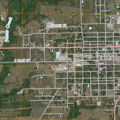 United States Geological Survey Schulenburg, TX (2010, 24000-Scale) digital map