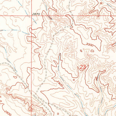 United States Geological Survey Schultz Coulee, MT (1968, 24000-Scale) digital map