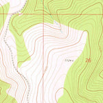 United States Geological Survey Schultz Saddle, MT (1977, 24000-Scale) digital map