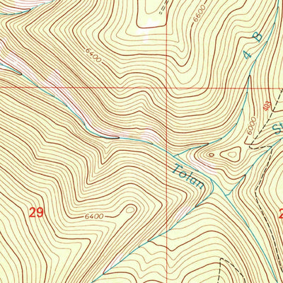 United States Geological Survey Schultz Saddle, MT (1998, 24000-Scale) digital map