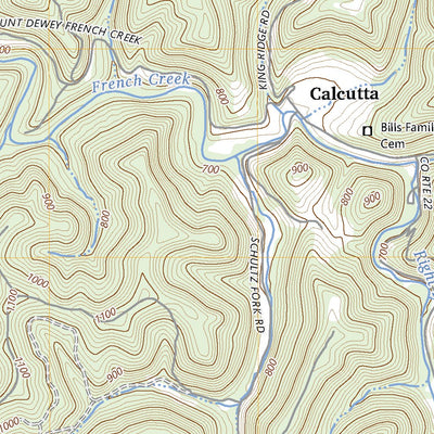 United States Geological Survey Schultz, WV (2023, 24000-Scale) digital map