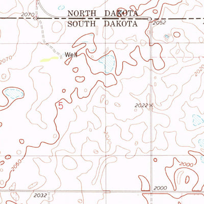 United States Geological Survey Schumacher Lake NE, SD-ND (1978, 24000-Scale) digital map