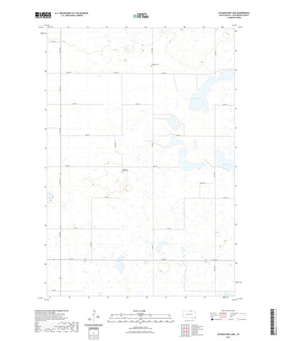 United States Geological Survey Schumacher Lake, SD (2021, 24000-Scale) digital map