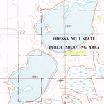 United States Geological Survey Schumacher Lake SW, SD (1978, 24000-Scale) digital map