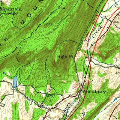 United States Geological Survey Schunemunk, NY (1930, 62500-Scale) digital map
