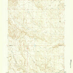 United States Geological Survey Schuster Flats NE, WY (1951, 24000-Scale) digital map
