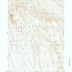 United States Geological Survey Schuster Flats NW, WY (1951, 24000-Scale) digital map