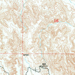 United States Geological Survey Schuster Flats NW, WY (1951, 24000-Scale) digital map