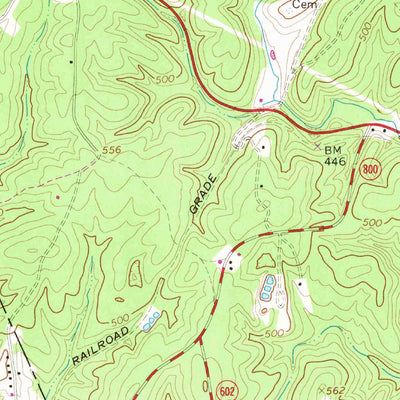 United States Geological Survey Schuyler, VA (1967, 24000-Scale) digital map