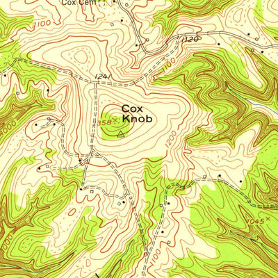 United States Geological Survey Science Hill, KY (1954, 24000-Scale) digital map