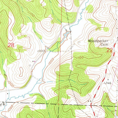 United States Geological Survey Scio, OH (1961, 24000-Scale) digital map