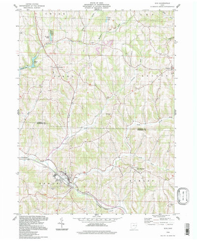 United States Geological Survey Scio, OH (1994, 24000-Scale) digital map