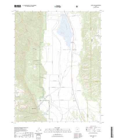 United States Geological Survey Scipio Lake, UT (2023, 24000-Scale) digital map