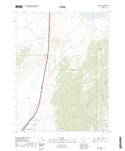 United States Geological Survey Scipio North, UT (2023, 24000-Scale) digital map