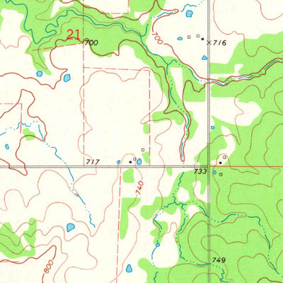 United States Geological Survey Scipio, OK (1971, 24000-Scale) digital map
