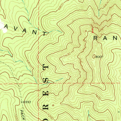 United States Geological Survey Scipio Pass, UT (1969, 24000-Scale) digital map