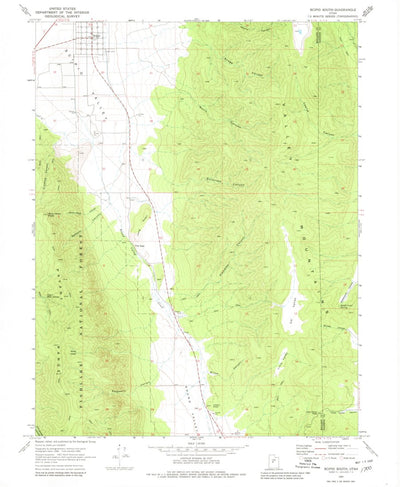 United States Geological Survey Scipio South, UT (1969, 24000-Scale) digital map
