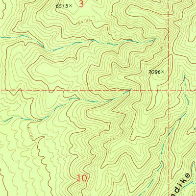 United States Geological Survey Scipio South, UT (1969, 24000-Scale) digital map