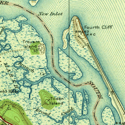 United States Geological Survey Scituate, MA (1940, 31680-Scale) digital map