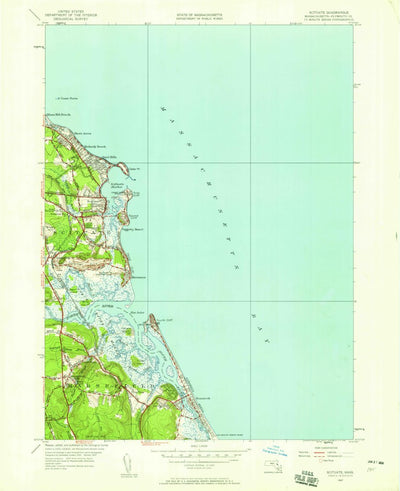 United States Geological Survey Scituate, MA (1947, 24000-Scale) digital map