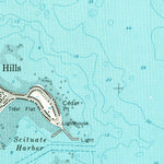 United States Geological Survey Scituate, MA (1974, 24000-Scale) digital map