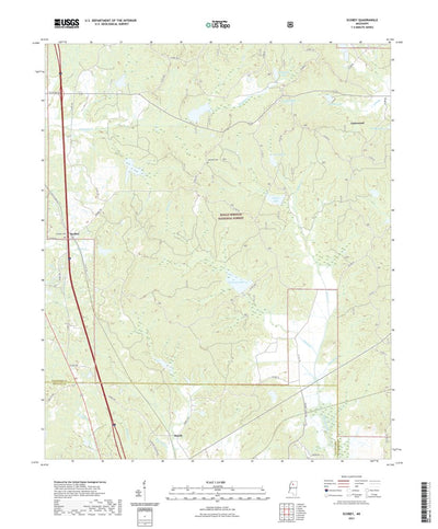 United States Geological Survey Scobey, MS (2021, 24000-Scale) digital map
