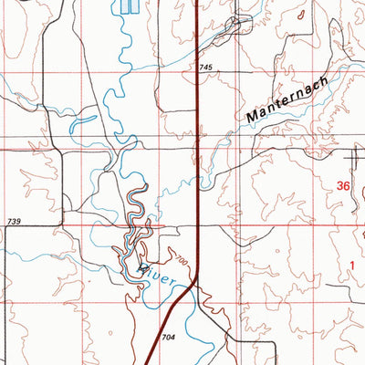 United States Geological Survey Scobey, MT (1983, 100000-Scale) digital map