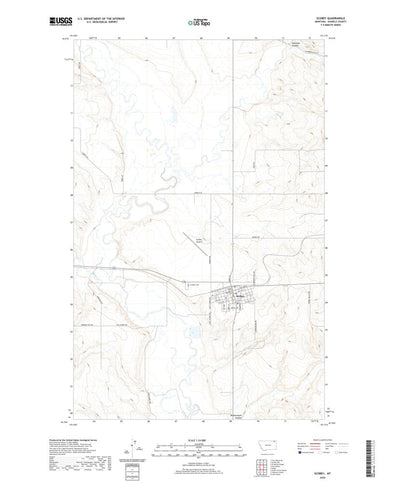 United States Geological Survey Scobey, MT (2020, 24000-Scale) digital map