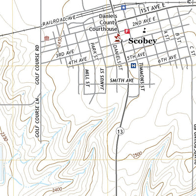 United States Geological Survey Scobey, MT (2020, 24000-Scale) digital map