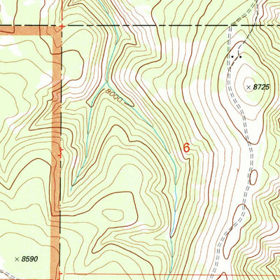 United States Geological Survey Scofield Reservoir, UT (2001, 24000-Scale) digital map