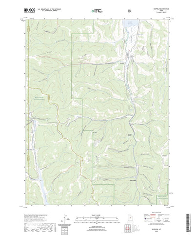 United States Geological Survey Scofield, UT (2023, 24000-Scale) digital map