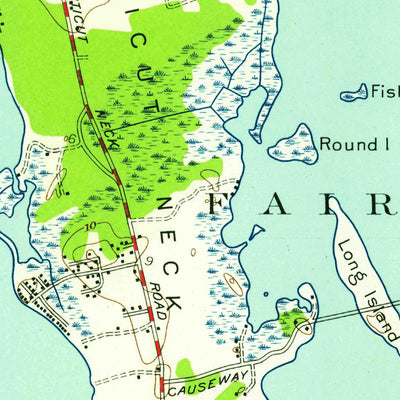 United States Geological Survey Sconticut Neck, MA (1948, 24000-Scale) digital map