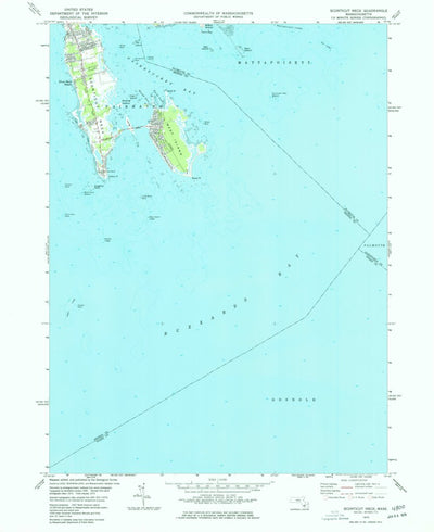United States Geological Survey Sconticut Neck, MA (1975, 24000-Scale) digital map
