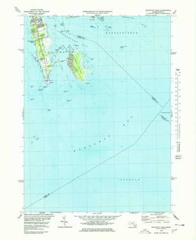 United States Geological Survey Sconticut Neck, MA (1975, 25000-Scale) digital map