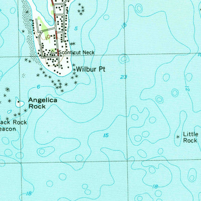 United States Geological Survey Sconticut Neck, MA (1975, 25000-Scale) digital map