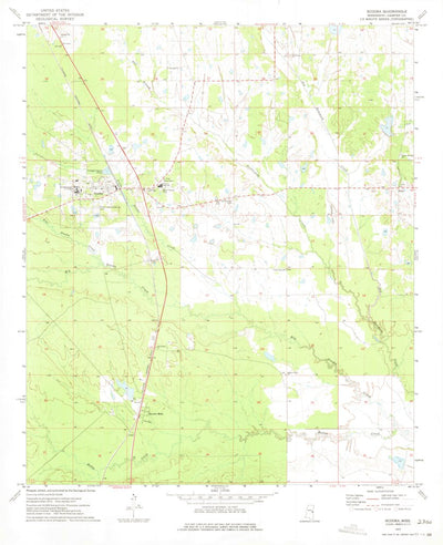 United States Geological Survey Scooba, MS (1973, 24000-Scale) digital map