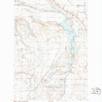 United States Geological Survey Scooteney Reservoir, WA (1986, 24000-Scale) digital map