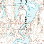 United States Geological Survey Scooteney Reservoir, WA (1986, 24000-Scale) digital map