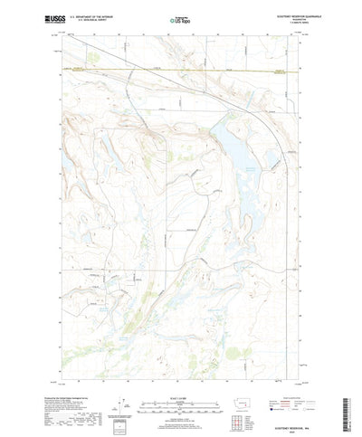United States Geological Survey Scooteney Reservoir, WA (2020, 24000-Scale) digital map