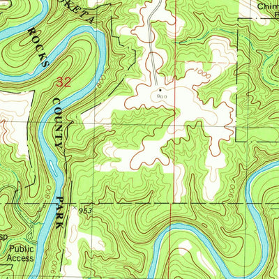 United States Geological Survey Scotch Grove, IA (1980, 24000-Scale) digital map