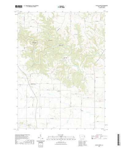 United States Geological Survey Scotch Grove, IA (2022, 24000-Scale) digital map