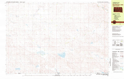 United States Geological Survey Scotchman Lake, SD (1981, 25000-Scale) digital map